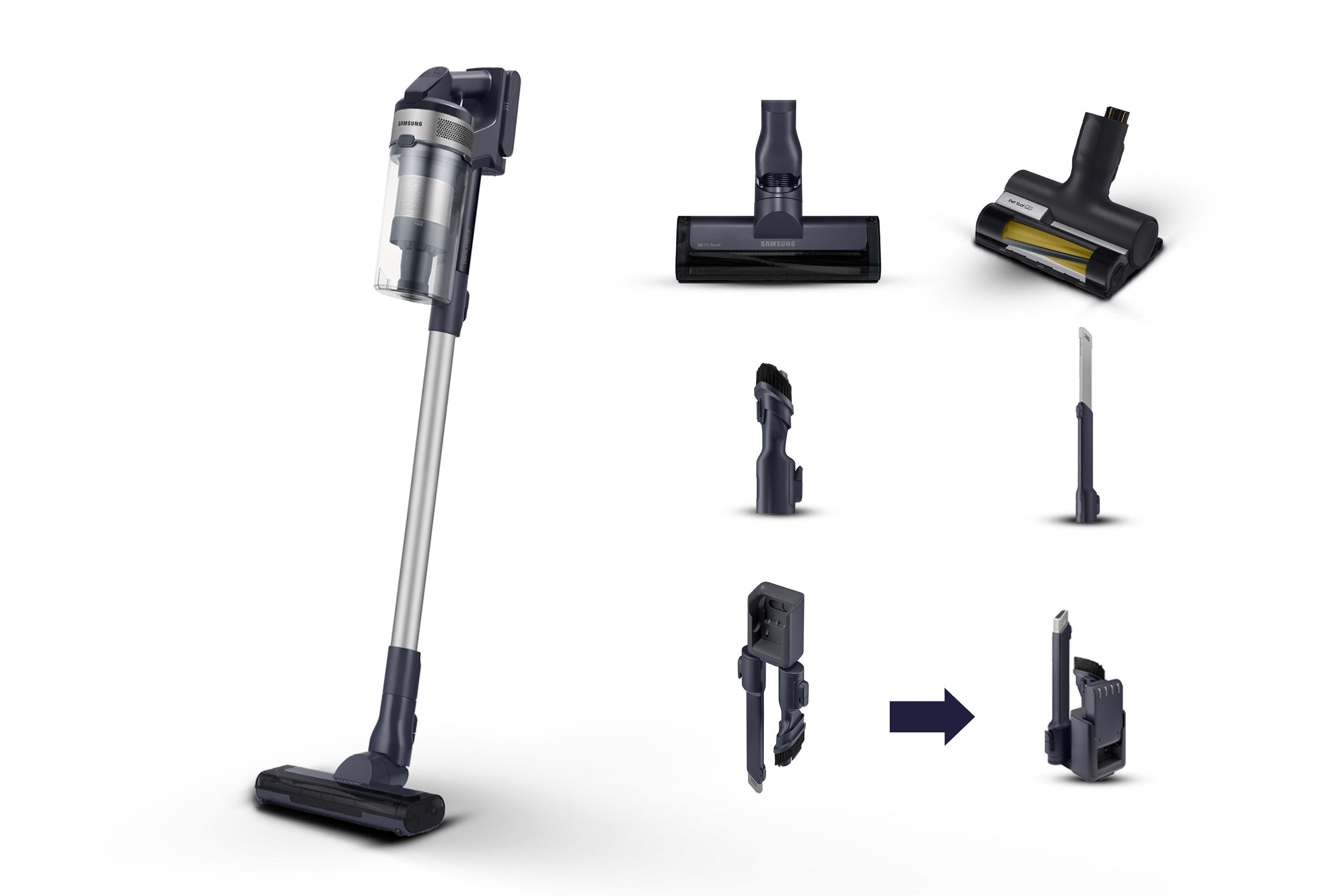 Samsung VS15A60AGR5 Scopa Elettrica senza filo Jet 65 pet 150W Samsung Aspirapolvere senza filo Jet 65 pet 150W VS15A60AGR5
