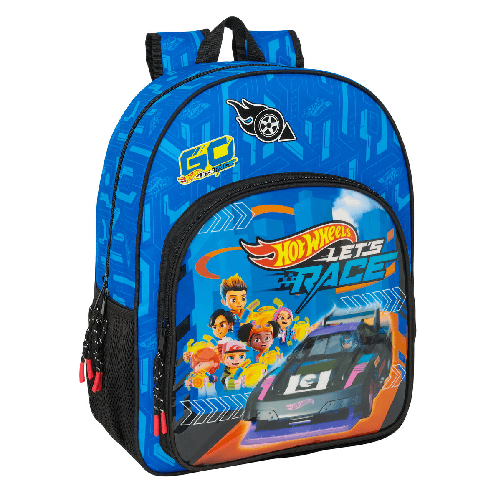 Hot Wheels Zaino Scuola Hot Wheels Let's race Azzurro Nero 33 x 42 x 14 cm