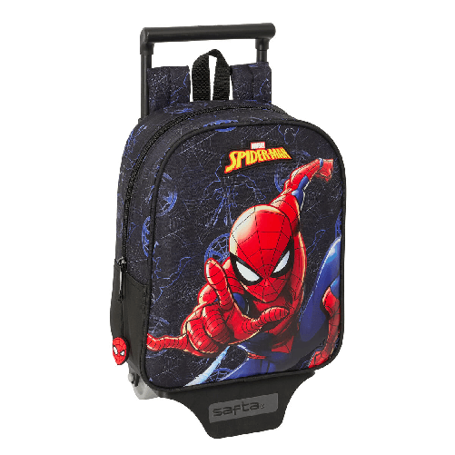 Spider-Man Trolley per la Scuola Spider-Man Attack Nero 22 x 27 x 10 cm