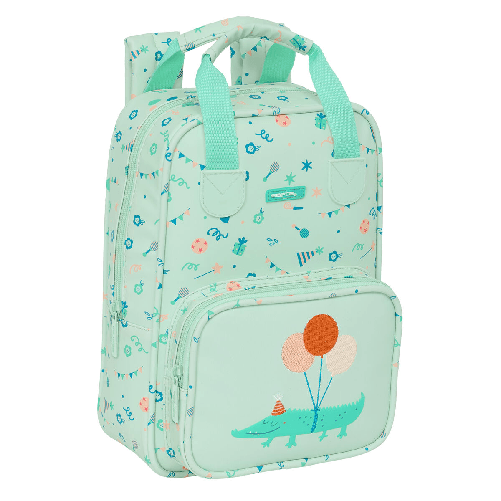 Safta Zaino per Bambini Safta Fiesta Verde 20 x 28 x 8 cm