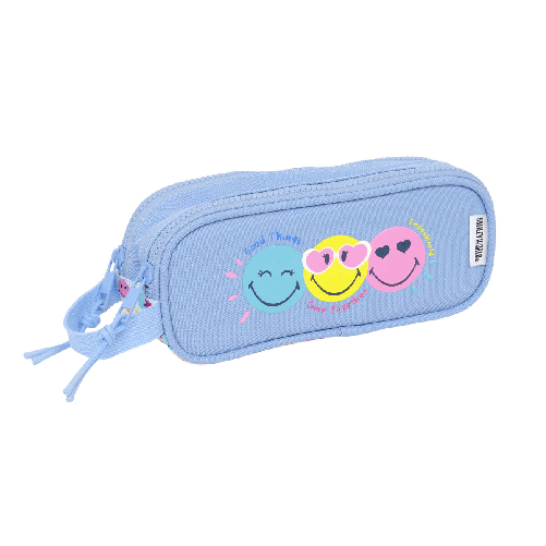 Smiley Portaoggetti Doppio Smiley Joyful Multicolore Azzurro Chiaro 21 x 8 x 6 cm