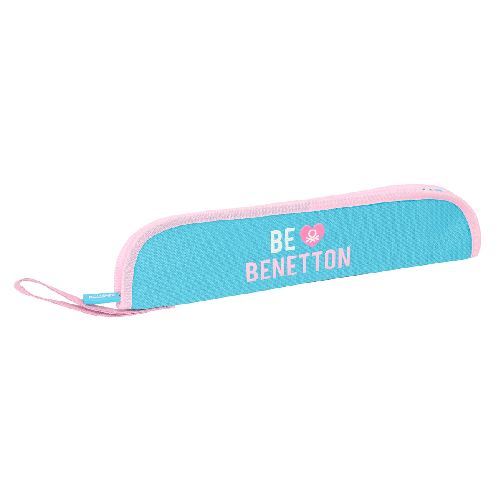 Benetton Portaflauto Benetton Unique Rosa Turchese 37 x 8 x 2 cm
