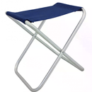 BS COM Sgabello da Campeggio Pieghevole in Alluminio,Textilene cm 39x38x46,5 - DELBERT