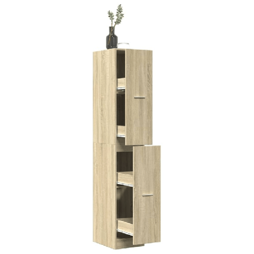 VidaXL Armadietto da Farmacia Rovere Sonoma 30x41x174,5 cm Truciolato