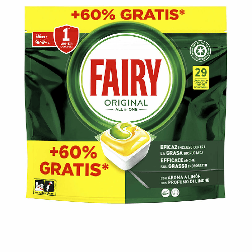 Fairy Pastiglie per lavastoviglie Fairy FAIRY TODO EN 1 LIMON