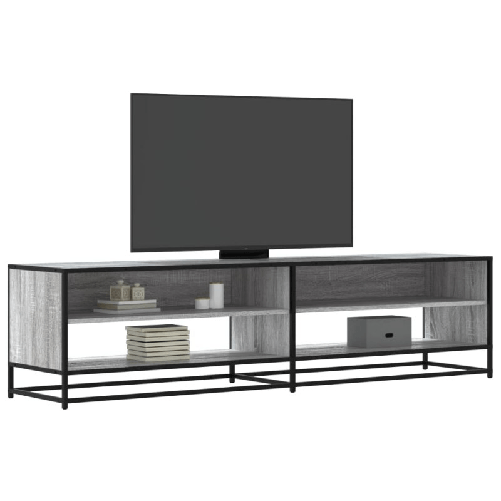 VidaXL Mobile Porta TV Grigio Sonoma 180,5x40x46 cm in Truciolato