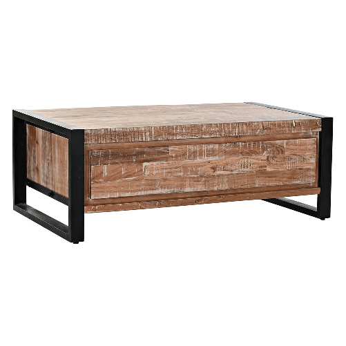 DKD Home Decor Tavolino da Caffè DKD Home Decor Metallo Acacia (110 x 60 x 40 cm)