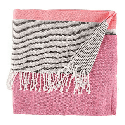 Gift Decor Foulard Multiuso Righe 160 x 200 cm Rosa