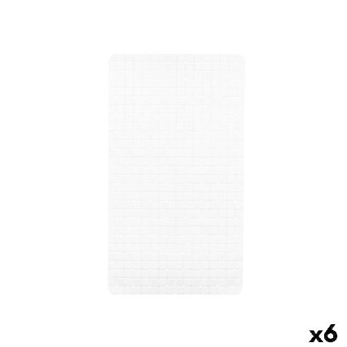 Berilo Tappetino Antiscivolo da Doccia Berilo BM509 - 310 Bianco PVC 67,7 x 38,5 x 0,7 cm Quadri (6 Unità)