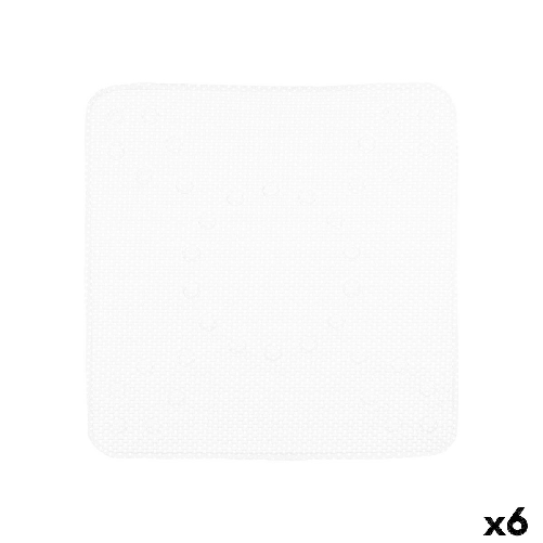 Berilo Tappetino Antiscivolo da Doccia Berilo BM814-5353 - 320 Bianco PVC 53 x 52,5 x 1 cm (6 Unità)