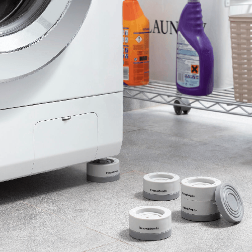 InnovaGoods Set di Piedini Antivibrazione Impilabili Novib InnovaGoods 4 Unità