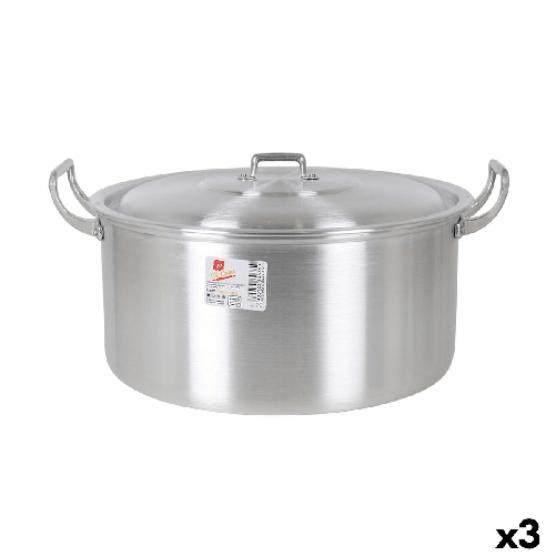 Casseruola con coperchio 41 x 33 x 19 cm (3 Unità)
