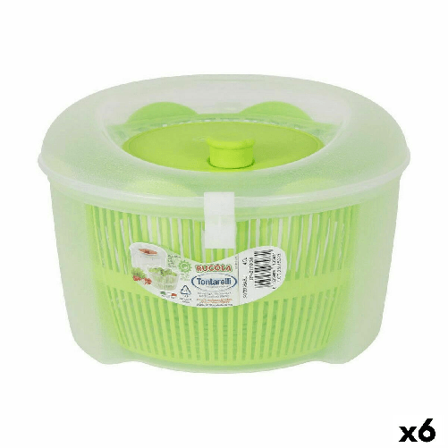 Tontarelli Centrifuga per Insalata Tontarelli Rucola 4,5 L (6 Unità)