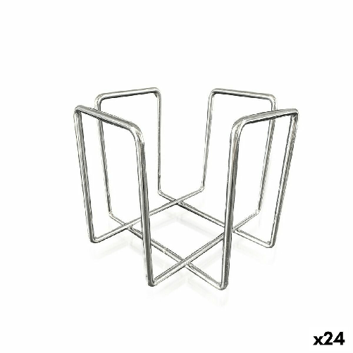 Quttin Portatovagliolo Quttin 11,8 x 11,8 x 9,5 cm (24 Unità) Cromato