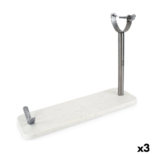 Quttin Porta prosciutto Quttin Marmo Acciaio 48,5 x 16 x 1,8 cm (3 Unità)