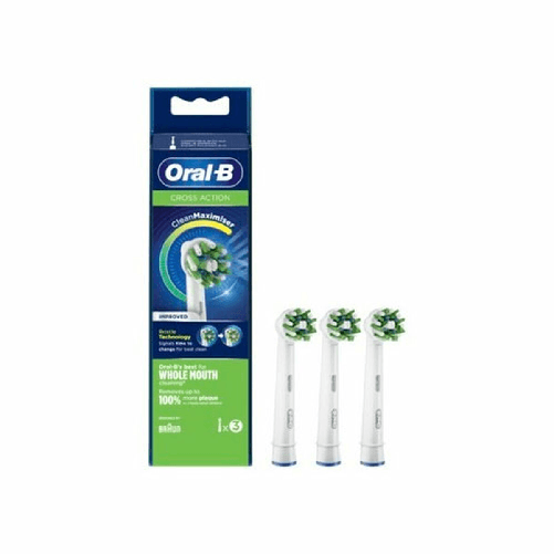 Oral-B Ricambio per Spazzolino da Denti Elettrico Oral-B BRAEB50_3FFS Nero