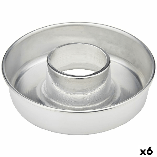 VR Stampo per Dolci VR Alluminio Argentato 25 cm (6 Unità) VR Stampo per Dolci VR Alluminio Argentato Ø 25 cm (6 Unità)