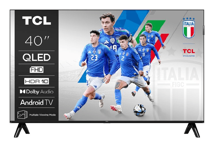 Tcl s59k serie smart tv qled fhd 40" 40s59k, dolby audio, hdr10, android tv