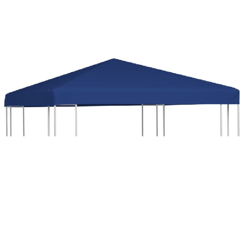 VidaXL Copertura Superiore per Gazebo 310 g/m² 3x3 m Blu