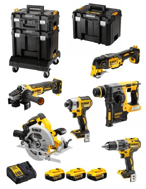 Dewalt kit dck685p3t (dcd796 + dcf887 + dch273 +.. 5035048726525