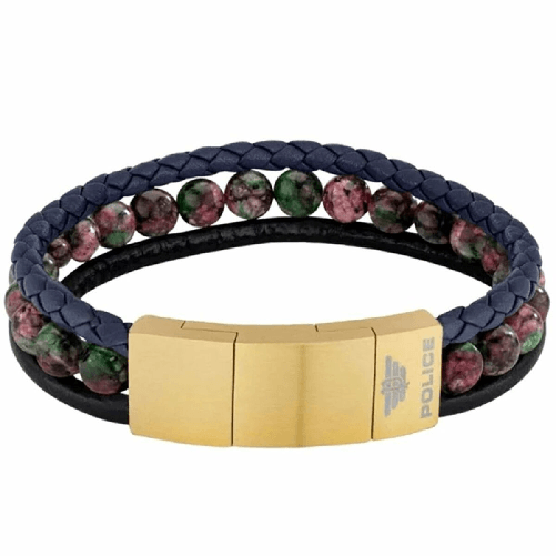 Police Bracciale Uomo Police PJ26552BLK.02 Acciaio inossidabile 45 cm 21,5 cm