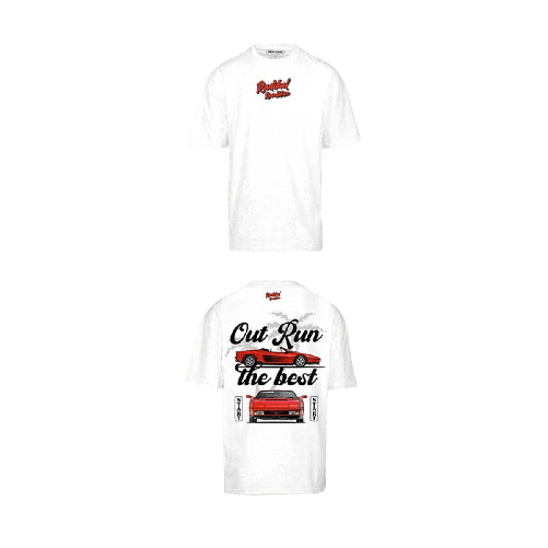 RADIKAL Maglia a Maniche Corte Uomo RADIKAL OUT RUN Bianco XL