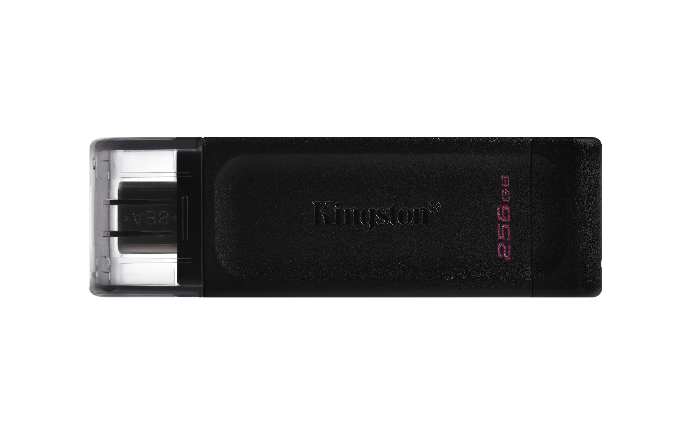 Kingston Technology 70 Unita' Flash USB 256Gb USB tipo-C 3.2 Gen 1 Nero Kingston Technology DataTraveler 256GB USB-C 3.2 Gen 1 70