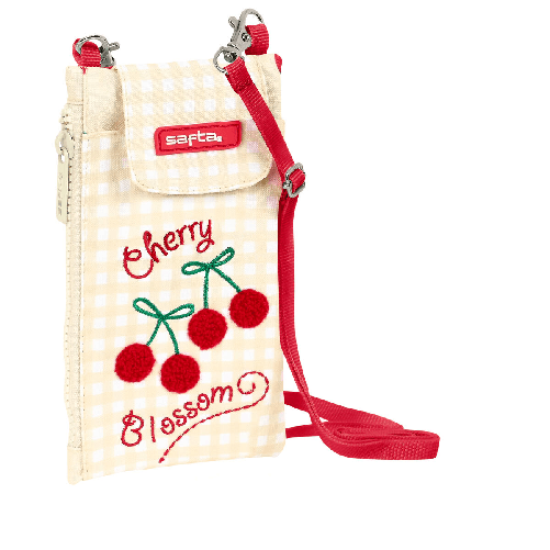 Safta Portamonete Safta Cherry Beige Custodia per Cellulare