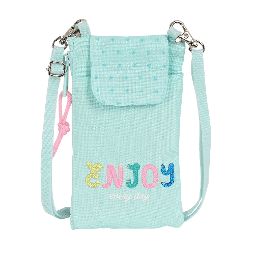 BlackFit8 Portamonete BlackFit8 Enjoy Borsa per Cellulare Verde