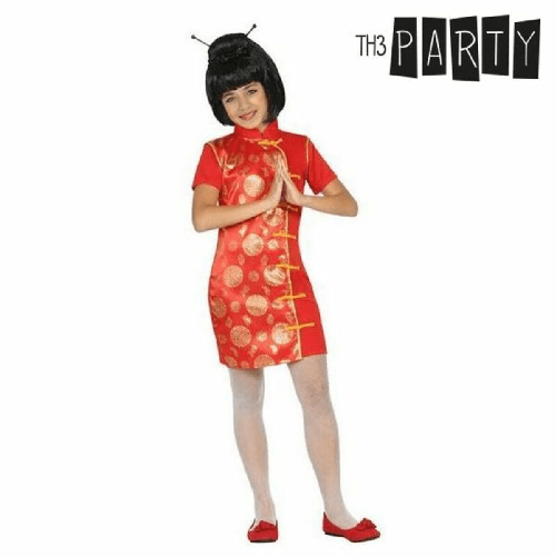 Th3 Party Costume per Bambini Cinese Donna Rosso