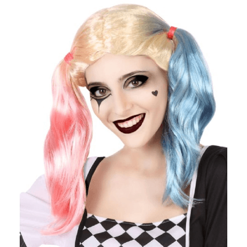 BigBuy Carnival Parrucca Multicolore Biondo