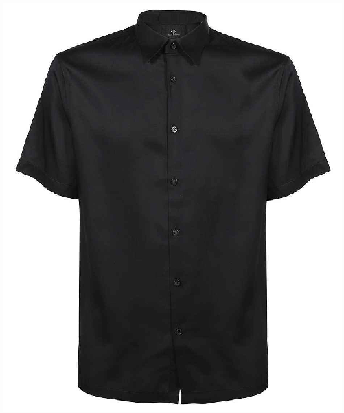 AX ARMANI EXCHANGE CAMICIA CAMICIE UOMO AX ARMANI EXCHANGE 3KZCL2 ZNLUZ 1200 ORIGINALE PE 2021 Colore Nero,Taglia XS