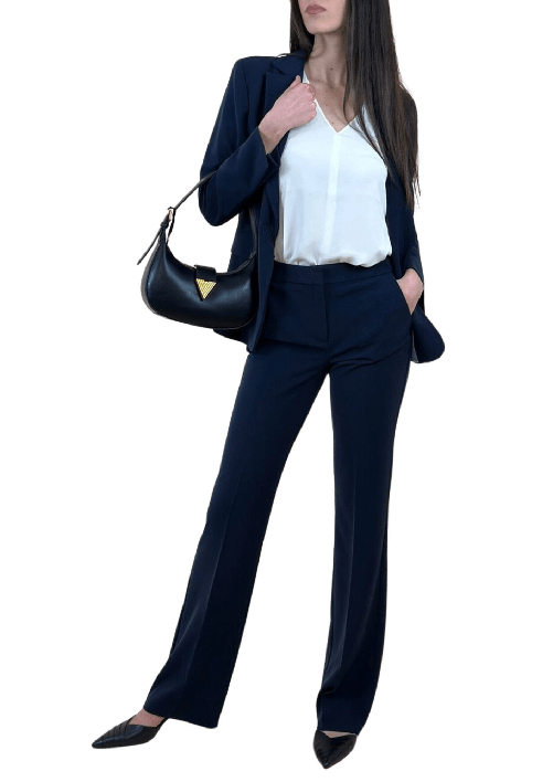 EMME MARELLA ABITO GIACCA PANTALONE DONNA EMME MARELLA FASE 25150910412 BLU ORIGINALE PE 2025 Colore Blu,Taglia IT 44