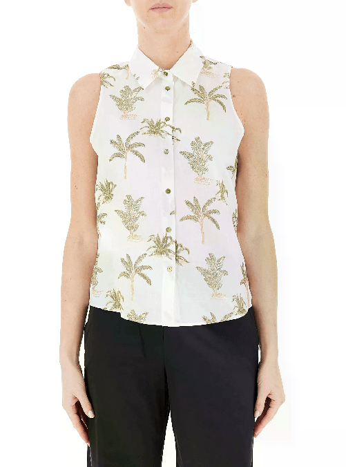 DIANA GALLESI CAMICIA BLUSA TOP DONNA DIANA GALLESI 5399R001601N 01 BIANCO ORIGINALE PE 2025 Colore Bianco,Taglia IT 46