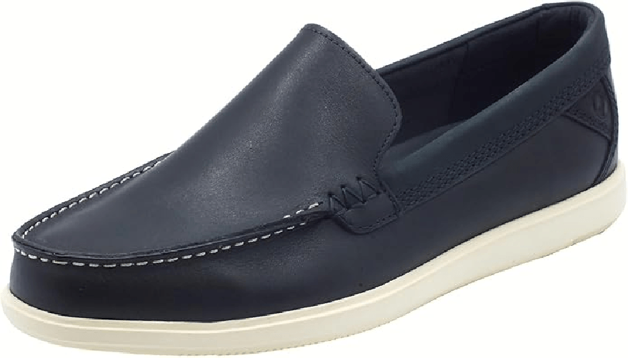 CLARKS SCARPE MOCASSINO UOMO CLARKS BRATTON B0208 181278 PELLE BLU ORIGINALE PE 2025 Colore Blu,Taglia 46