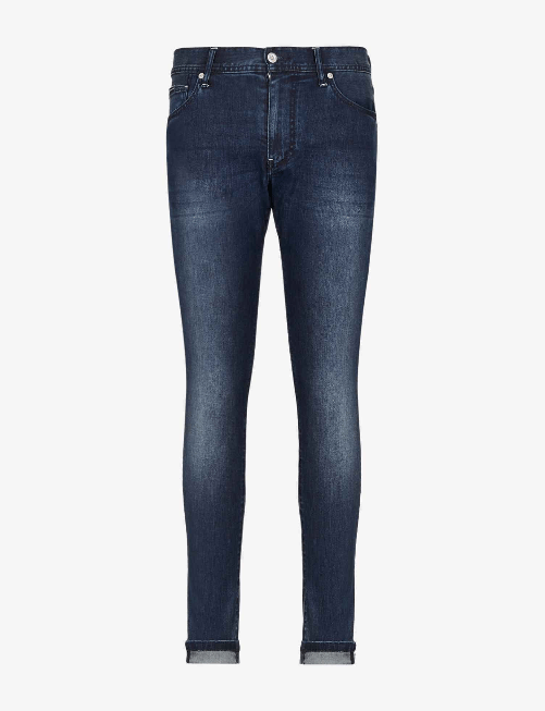 PANTALONE JEANS UOMO AX ARMANI EXCHANGE 6GZJ33 Z1KWZ COTONE 1500 ORIGINALE PE US 30 Blu