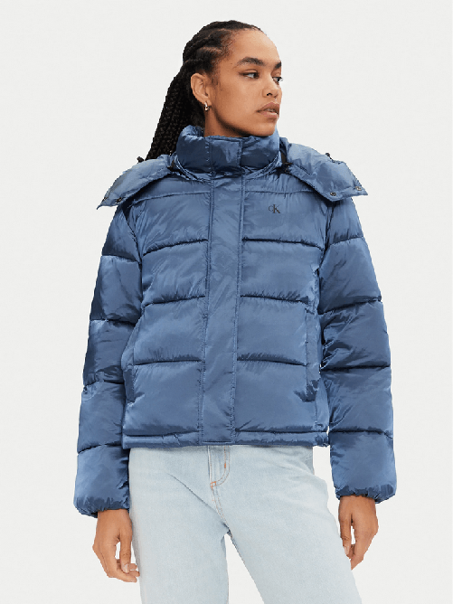 CALVIN KLEIN JEANS GIUBBINO GIUBBOTTO DONNA CALVIN KLEIN JEANS J20J224616 BLU ORIGINALE AI 2025 Colore Blu,Taglia L