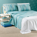 CALEFFI COMPLETO LENZUOLA MATRIMONIALE DUNE COLORE ANICE
