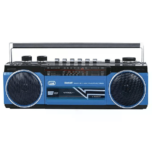 Trevi RADIO REGISTRATORE PORTATILE USB SD WIRELESS CASSETTA RR 501 BT BLU TREVI RADIO REGISTRATORE BLUETOOTH BLU