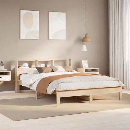 VidaXL Letto senza Materasso 160x200 cm in Legno Massello di Pino