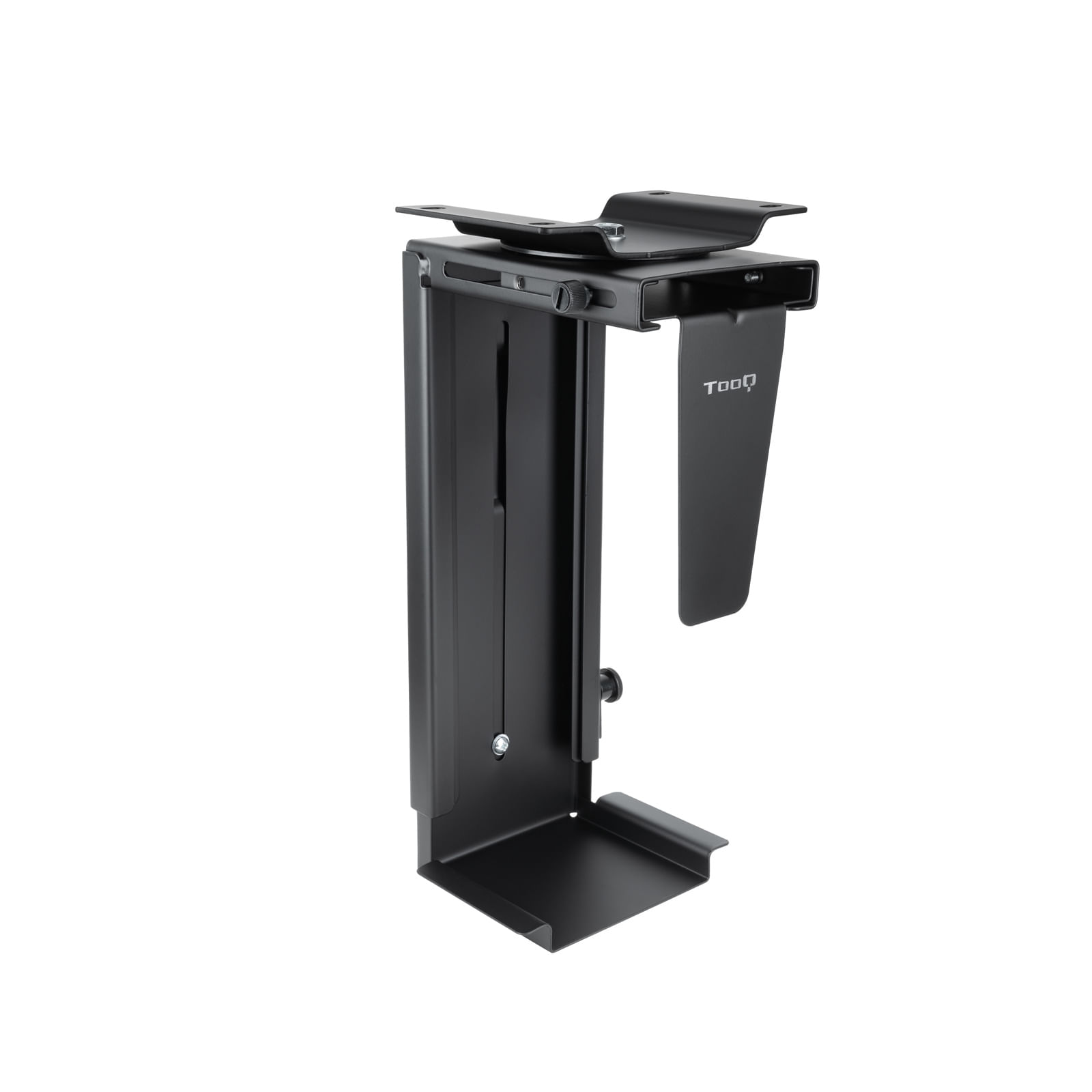 Tooq Soporte de Escritorio/Pared para CPU - Peso Max 10kg - Angulo de Giro 180o - Color Negro