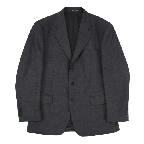 TASSIO ABITO VESTITO CERIMONIA SPOSO UOMO TASSIO 30101 LANA 03 ORIGINALE Colore Grigio,Taglia IT 42