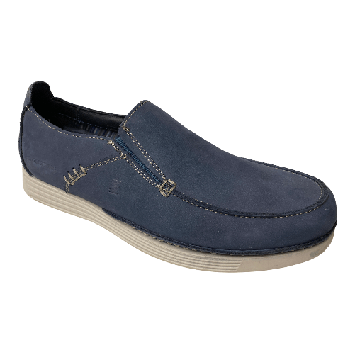 ZEN SCARPE MOCASSINO CASUAL UOMO ZEN 078179 PELLE BLU ORIGINALE PE Colore Blu,Taglia 42