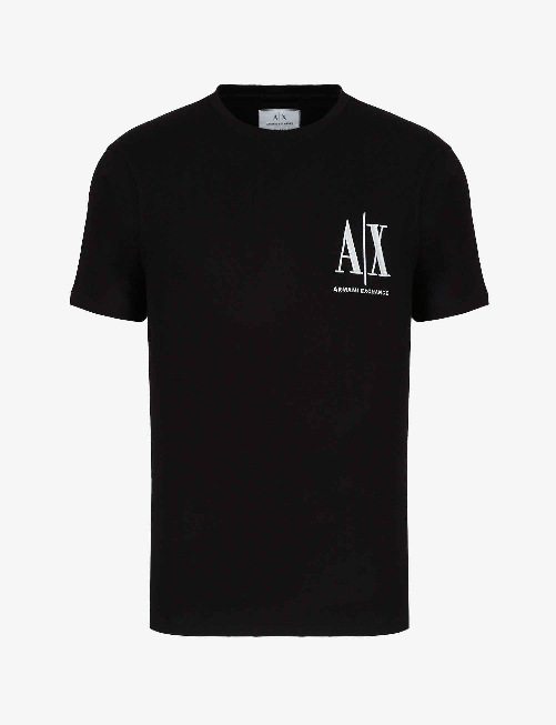 AX ARMANI EXCHANGE MAGLIA T SHIRT UOMO AX ARMANI EXCHANGE 8NZTPH ZJH4Z NERO ORIGINALE PE 2021 Colore Nero,Taglia XS