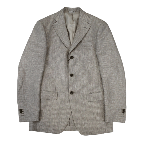 LAVORAZIONE ARTIGIANALE ABITO CERIMONIA UOMO LAVORAZIONE ARTIGIANALE CAPRI 1260 LINO BEIGE 130 ORIGINAL Colore Beige,Taglia IT 46