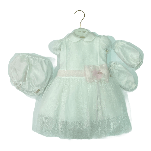 LES PETITS ENFANTS ABITO VESTITO BATTESIMO BIMBA LES PETITS ENFANTS CRIZIA A20 BIANCO ORIGINALE Colore Bianco,Taglia 12 / 18 mesi