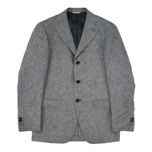 LAVORAZIONE ARTIGIANALE ABITO CERIMONIA UOMO LAVORAZIONE ARTIGIANALE CAPRI 1260 LINO GRIGIO 260 ORIGINAL Colore Grigio,Taglia IT 46