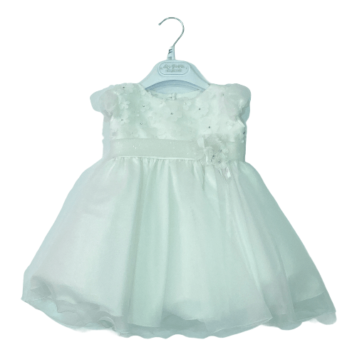 LES PETITS ENFANTS ABITO VESTITO BATTESIMO BIMBA LES PETITS ENFANTS ELVIRA B502 ORIGINALE Colore Bianco,Taglia 9 / 12 mesi