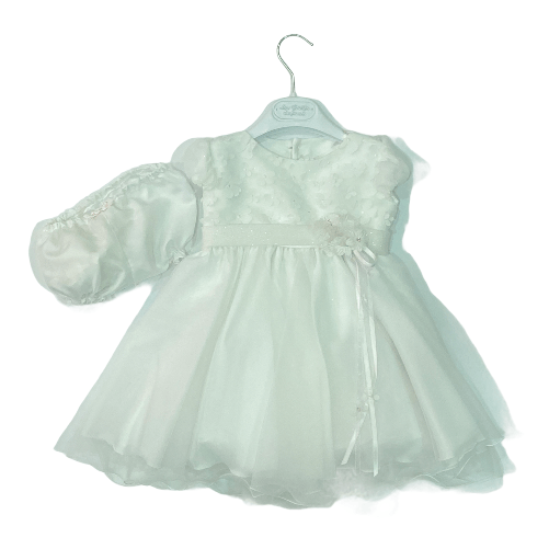 LES PETITS ENFANTS ABITO VESTITO BATTESIMO BIMBA LES PETITS ENFANTS ELVIRA 502 BIANCO ORIGINALE PE Colore Bianco,Taglia 12 / 18 mesi