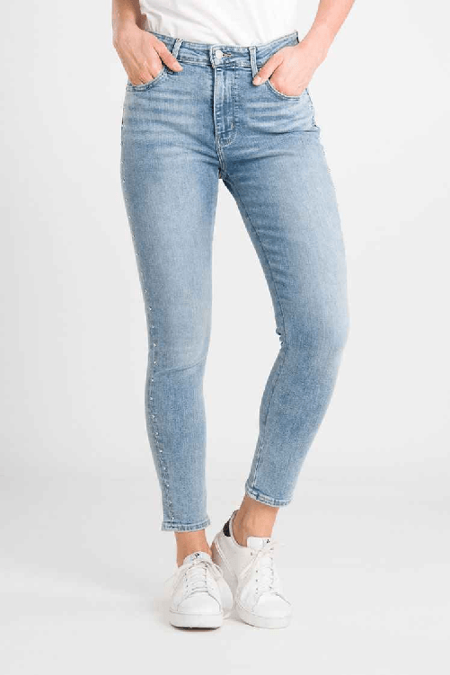 LEVI'S PANTALONE JEANS DONNA LEVIS LEVI S 721 22850 0056 COTONE BLU ORIGINALE PE Colore Blu,Taglia US 27